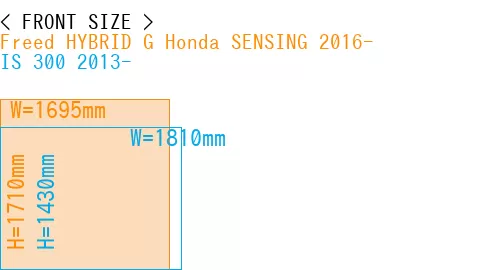 #Freed HYBRID G Honda SENSING 2016- + IS 300 2013-